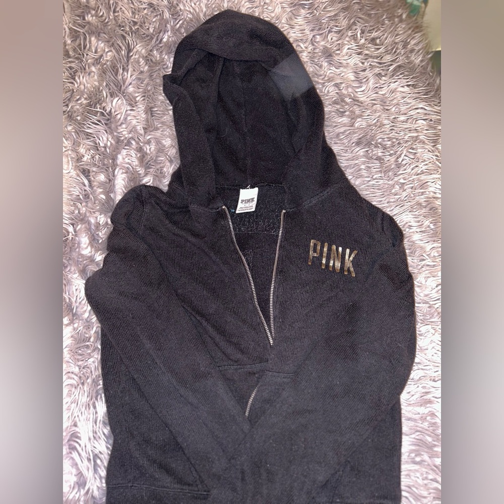 PINK black coat